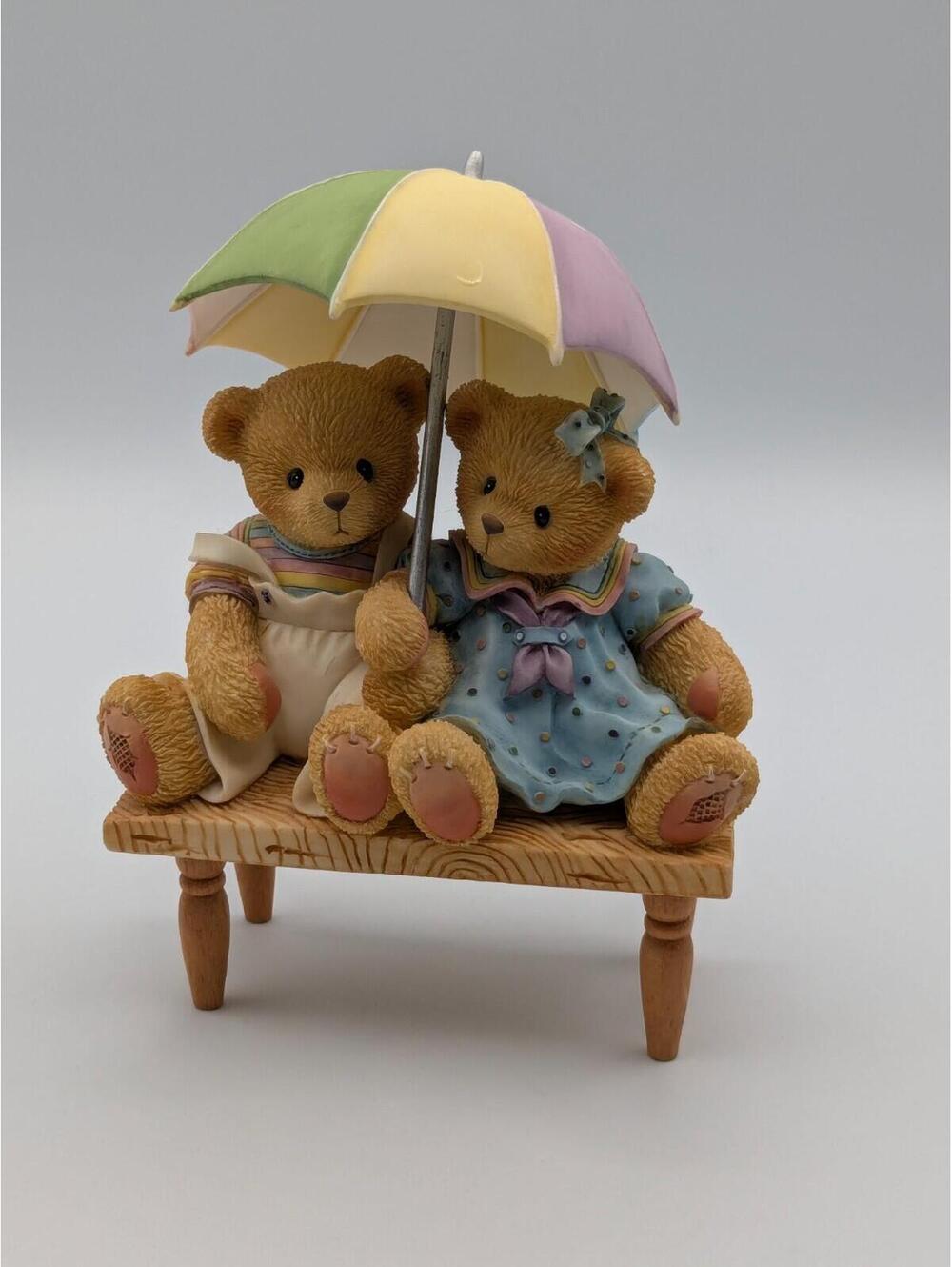 Cherished Teddies Carter and Elsie We're Friends Rain or Shine (302791) 1997